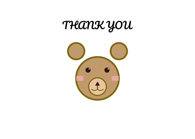 Thank you cards created with ggplot2.
