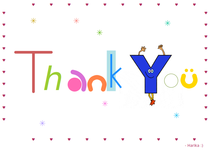 Thank you cards created with ggplot2.