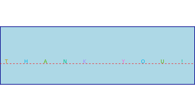 Thank you cards created with ggplot2.
